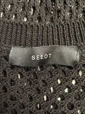 SEEOT/ベスト/トップス/ブラック