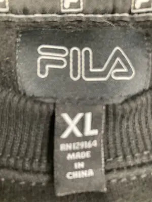 FILA/フィラ/スウェット/トップス/ブラック/XL
