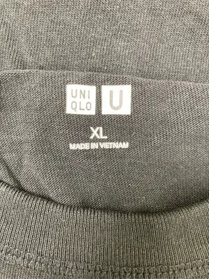 UNIQLO U/ユニクロユー/Tシャツ/カットソー/トップス/ブラック/XL