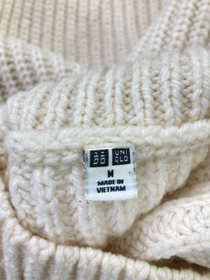 UNIQLO/ユニクロ/ニット/セーター/トップス/ホワイト/M