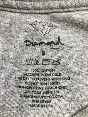 Diamond/Tシャツ/カットソー/トップス/グレー/S