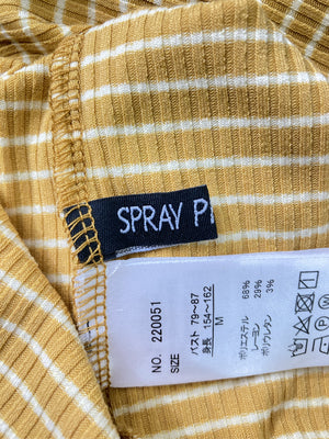 SPRAY PREMIUM/スプレイプレミアム/Tシャツ/カットソー/トップス/イエロー/M