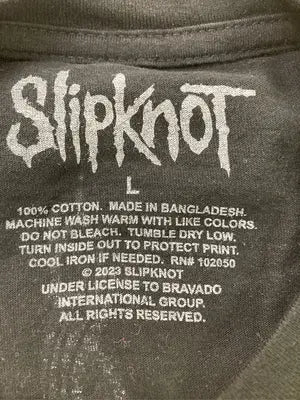 SlipKnot/Tシャツ/カットソー/トップス/ブラック/L