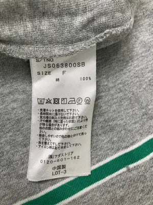 JEANASIS/ジーナシス/Tシャツ/カットソー/トップス/グレー/F