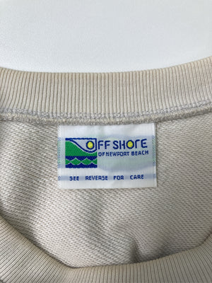 OFF SHORE/スウェット/トップス/アイボリー/L
