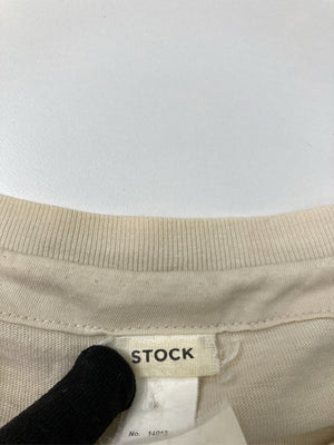 STOCK/Tシャツ/カットソー/トップス/ベージュ/medium