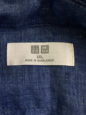 UNIQLO/ユニクロ/シャツ/ブラウス/トップス/ブルー/XXL