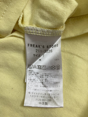 FREAK'S STORE/フリークスストア/Tシャツ/カットソー/トップス/イエロー/F