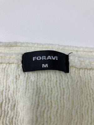 FORAVI/Tシャツ/カットソー/トップス/アイボリー/M