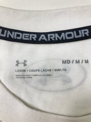 UNDER ARMOUR/アンダーアーマー/Tシャツ/カットソー/トップス/ホワイト/M