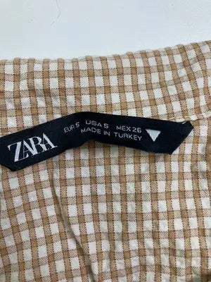 ZARA/ザラ/シャツ/ブラウス/トップス/ブラウン/EUR S/USA S/MEX 26