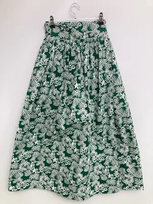 ロングスカート/スカート/グリーン