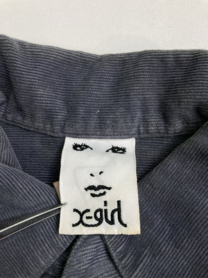 X-GIRL/エックスガール/シャツ/ブラウス/トップス/グレー/1