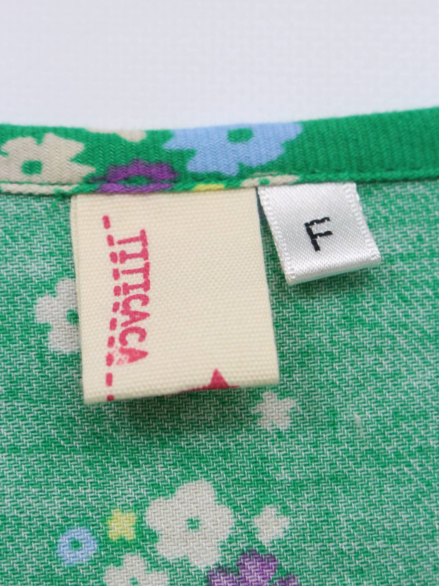 TITICACA/ワンピース/ワンピース/ドレス/グリーン/F