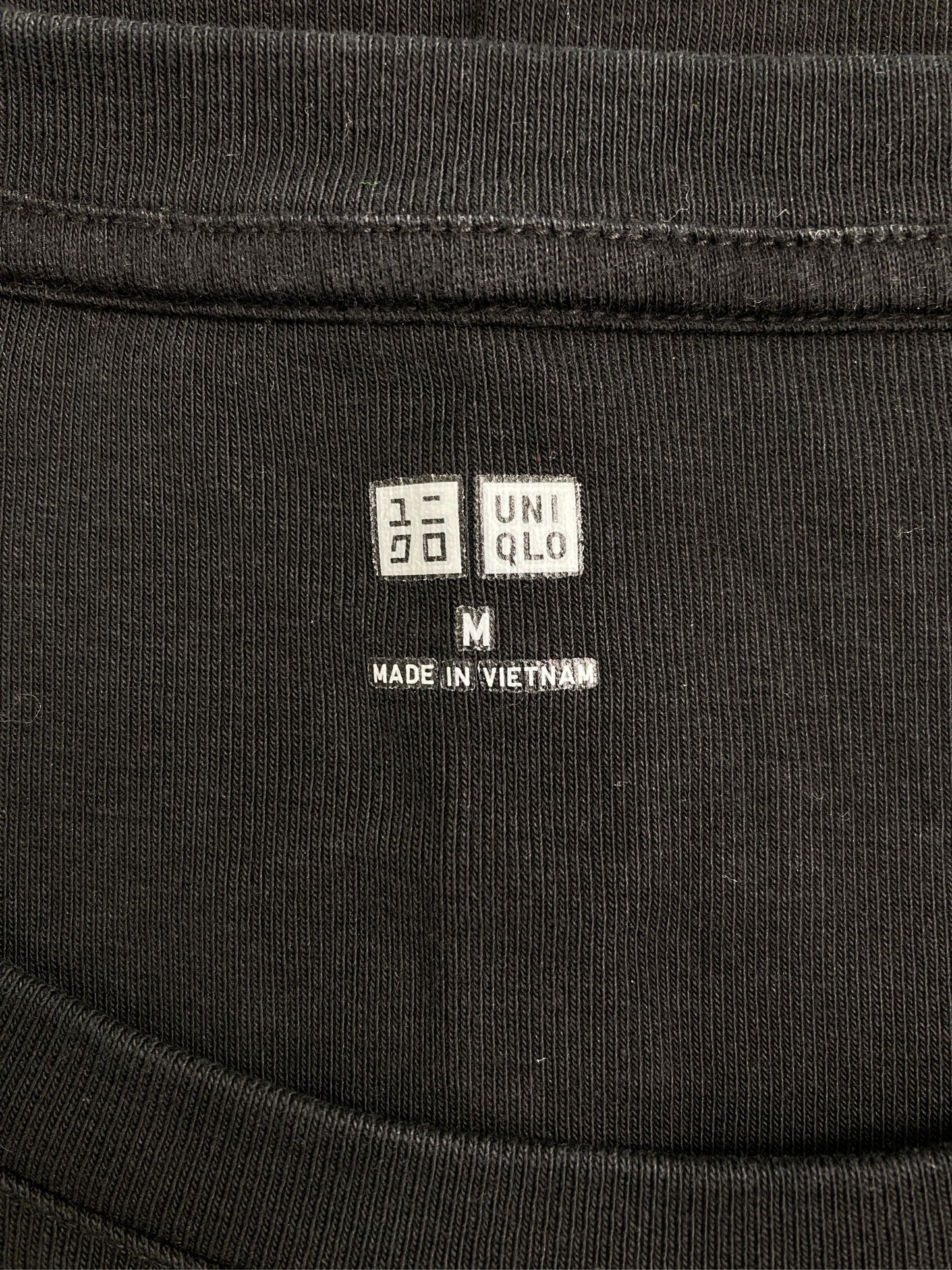 UNIQLO/ユニクロ/Tシャツ/カットソー/トップス/ブラック/M