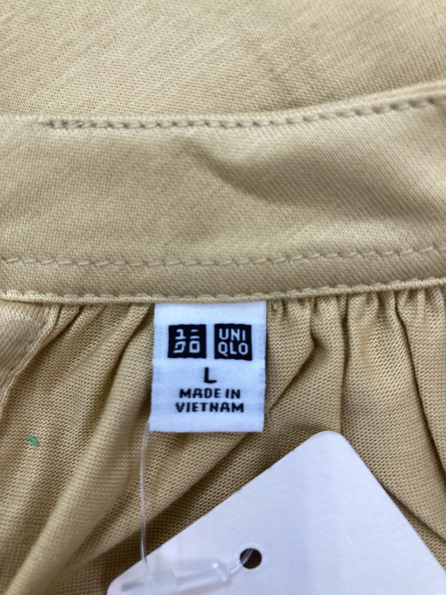 UNIQLO/ユニクロ/シャツ/ブラウス/トップス/ベージュ/L