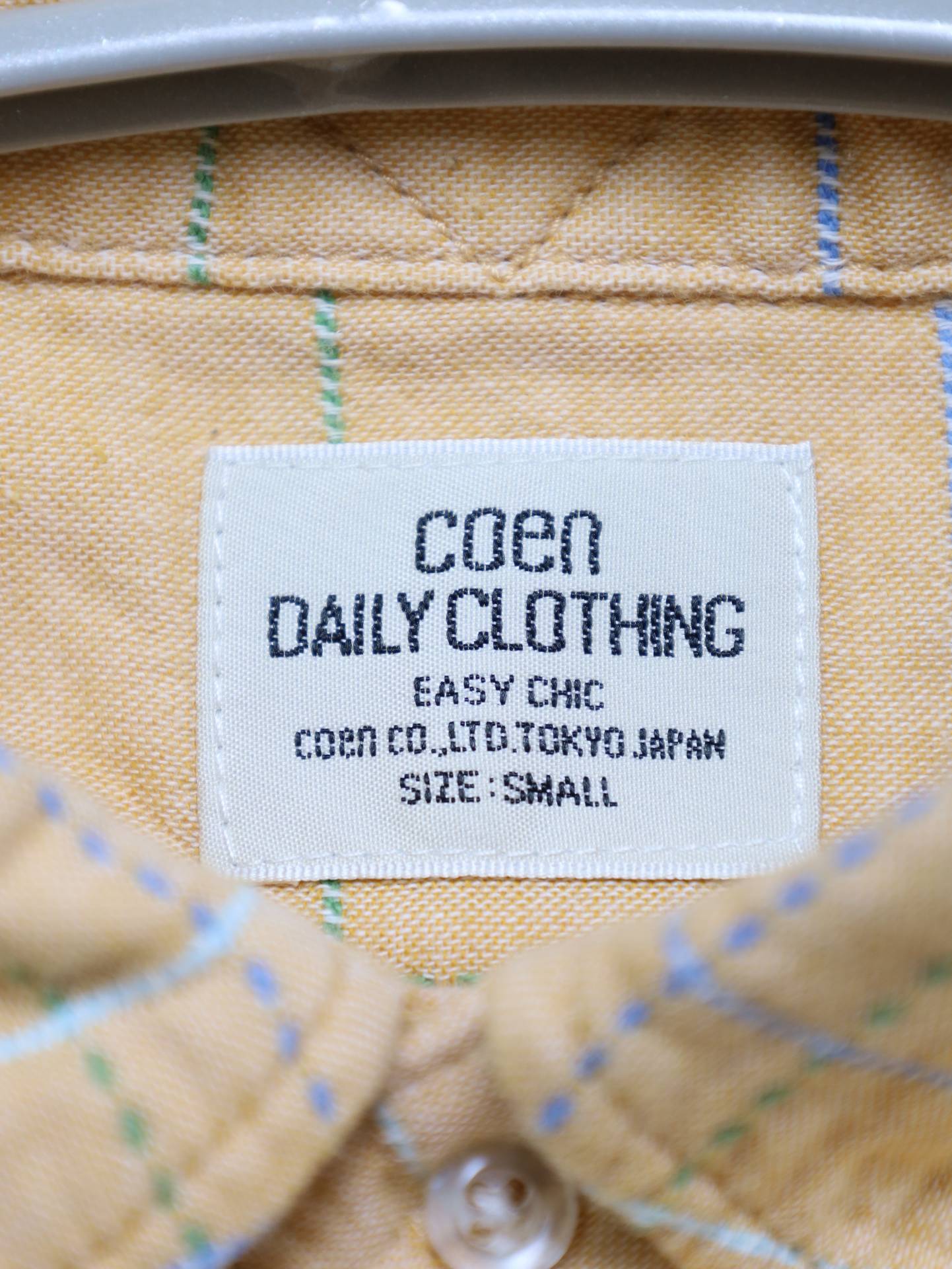 coen/シャツ/ブラウス/トップス/オレンジ/SMALL