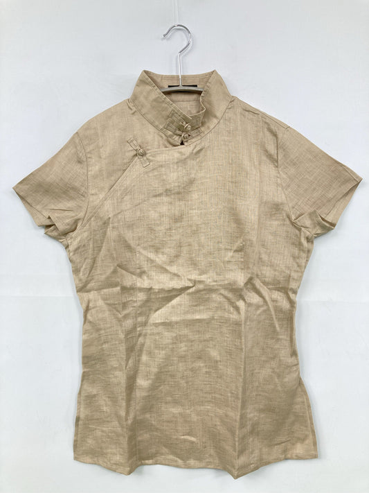 COMME CA ISM/コムサイズム/Tシャツ/カットソー/トップス/ベージュ/L