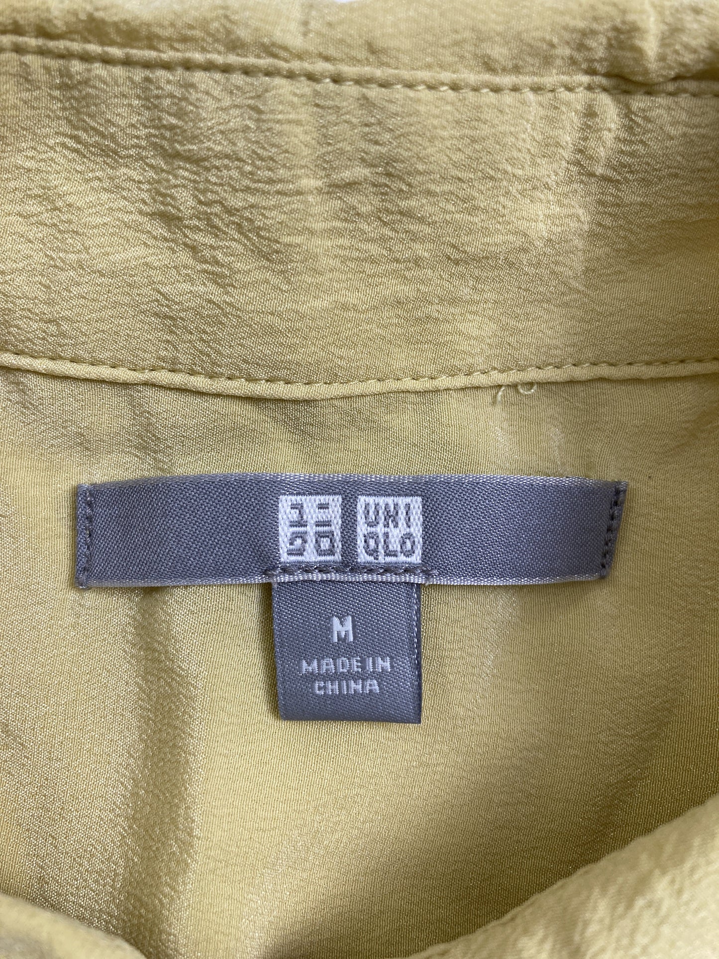 UNIQLO/ユニクロ/シャツ/ブラウス/トップス/イエロー/M