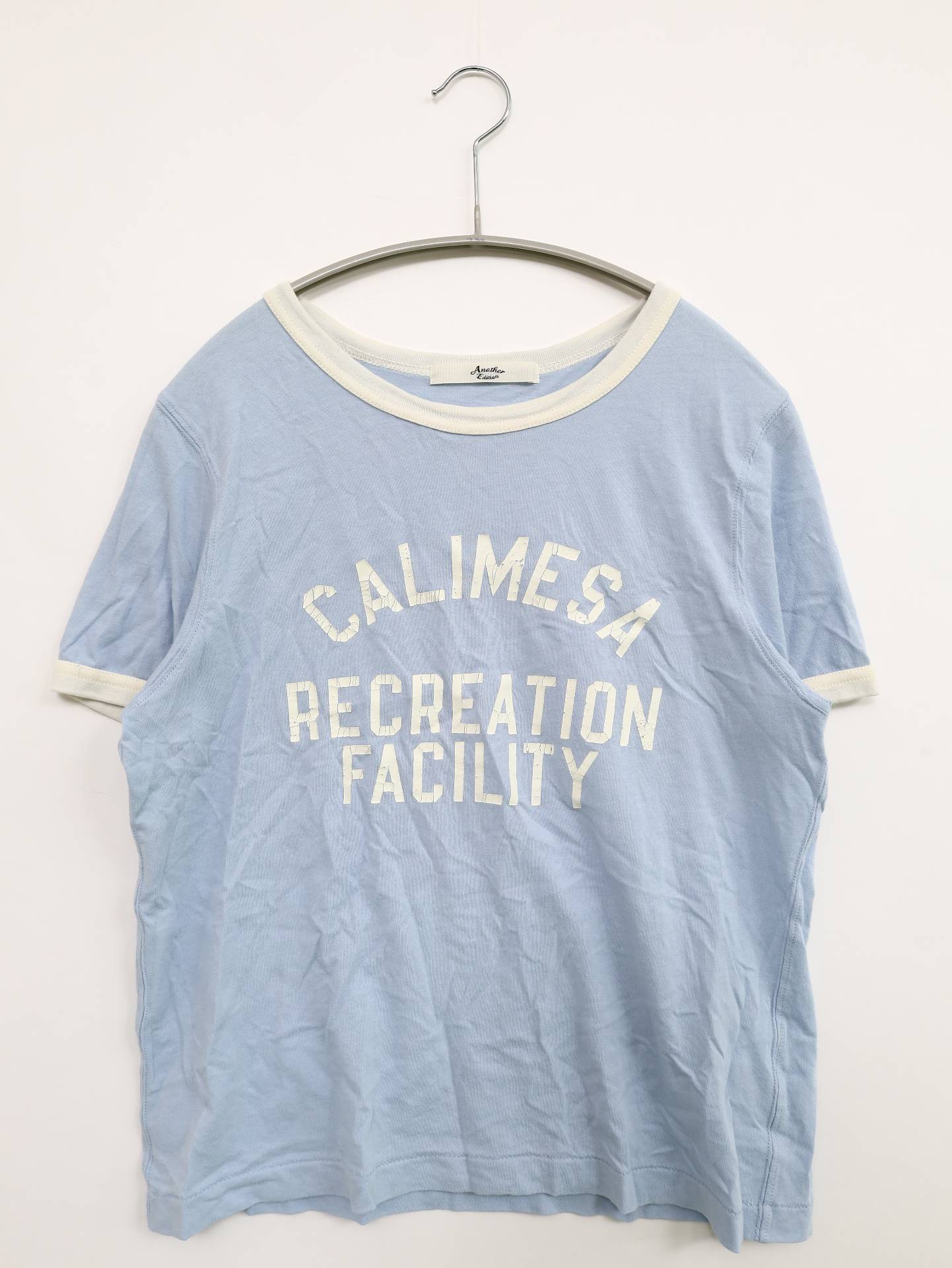 ANOTHER EDITION/アナザーエディション/Tシャツ/カットソー/トップス/スカイブルー