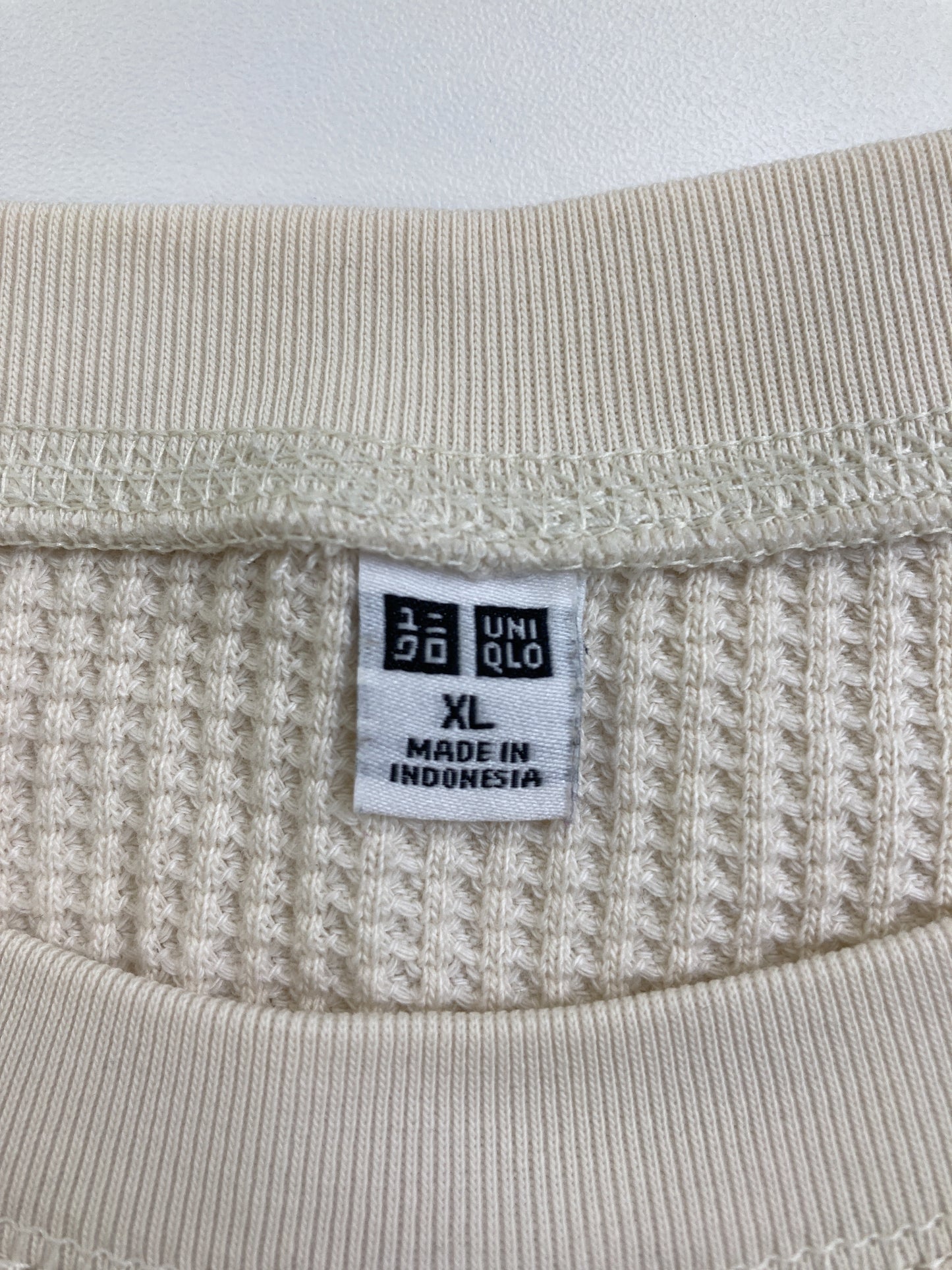 UNIQLO/ユニクロ/ニット/セーター/トップス/アイボリー/XL