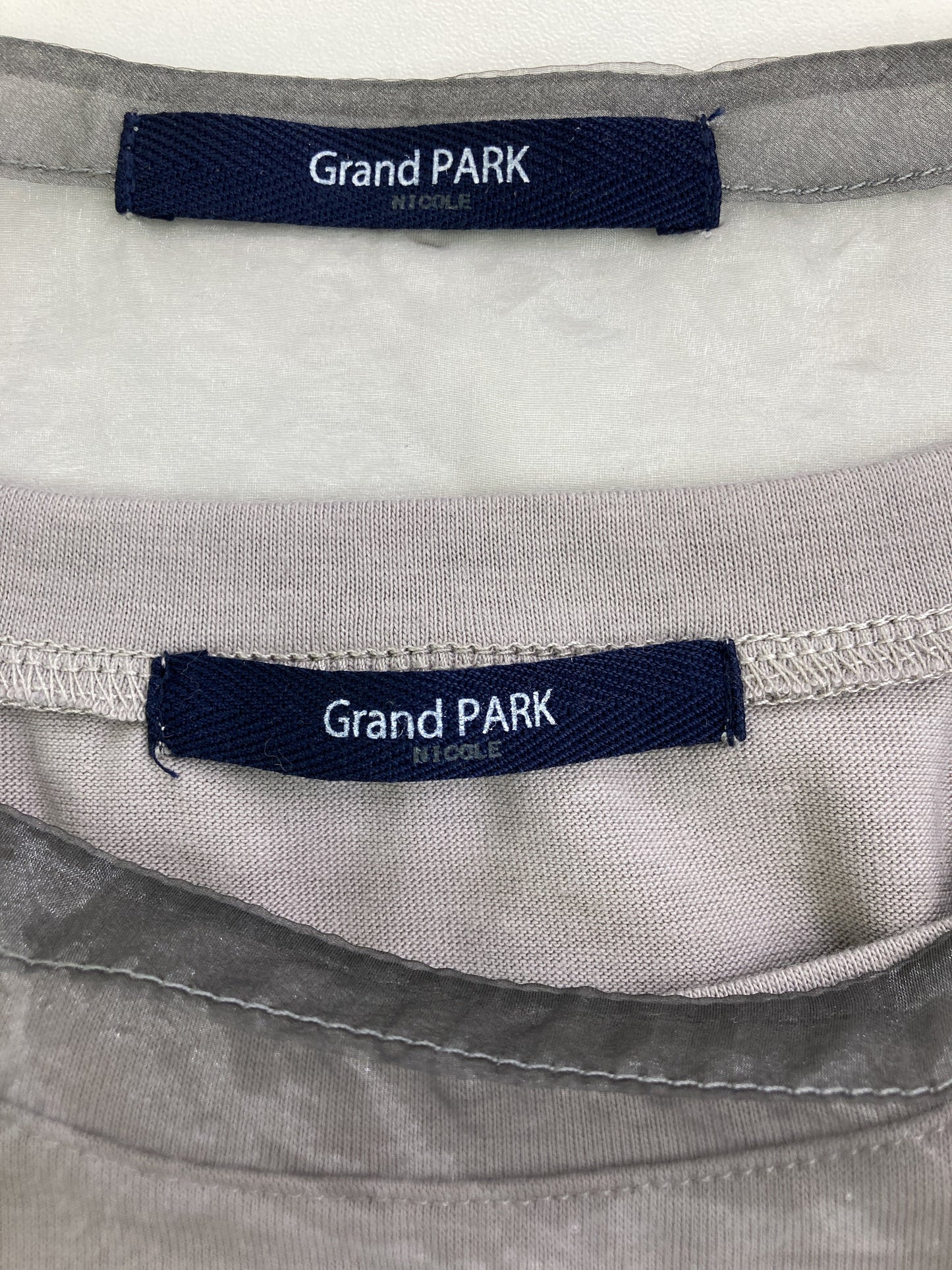 Grand PARK/Tシャツ/カットソー/トップス/グレー/M