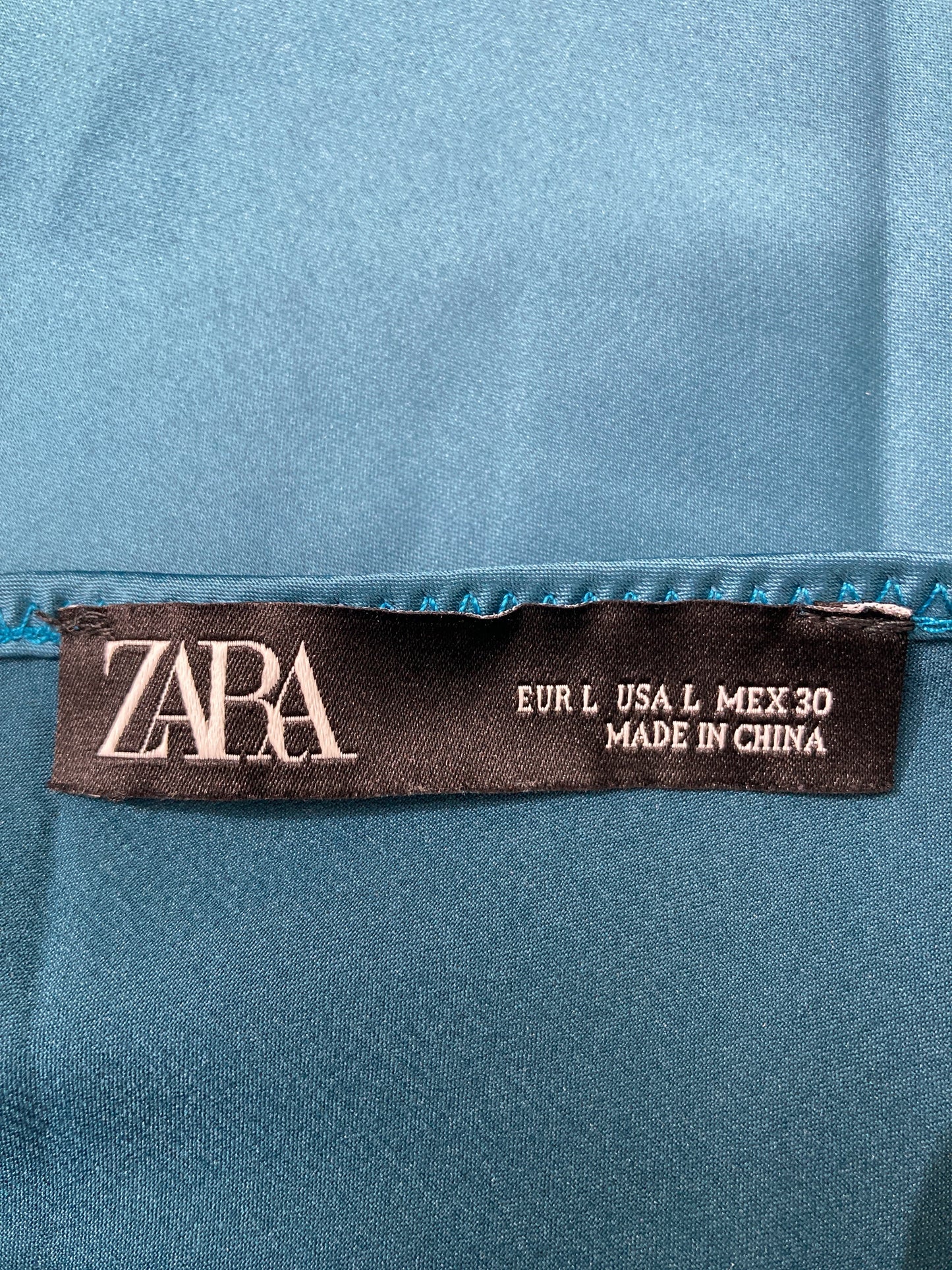 ZARA/ザラ/ワンピース/ワンピース/ドレス/ブルー/L