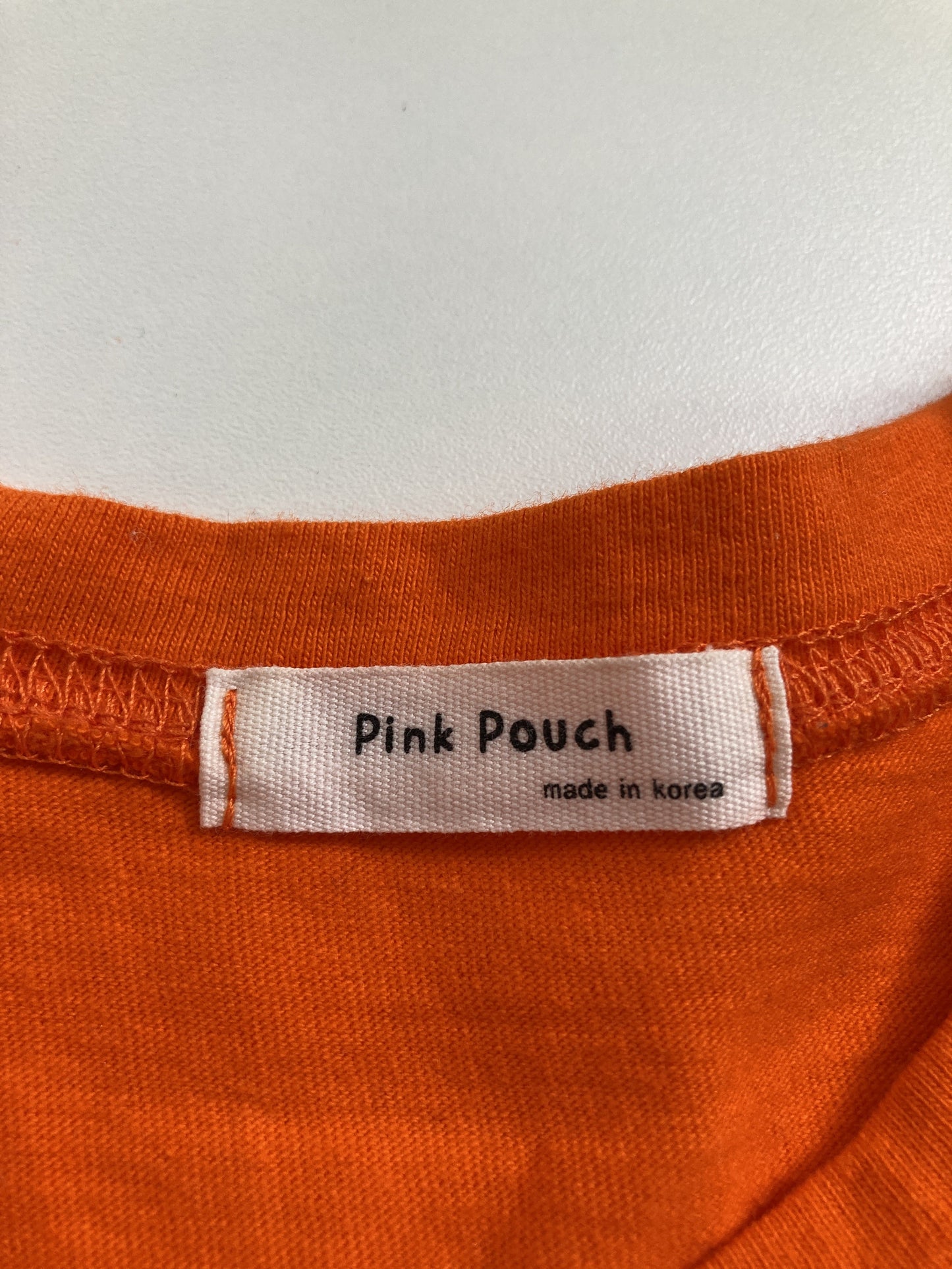 PINK POUCH/Tシャツ/カットソー/トップス/オレンジ