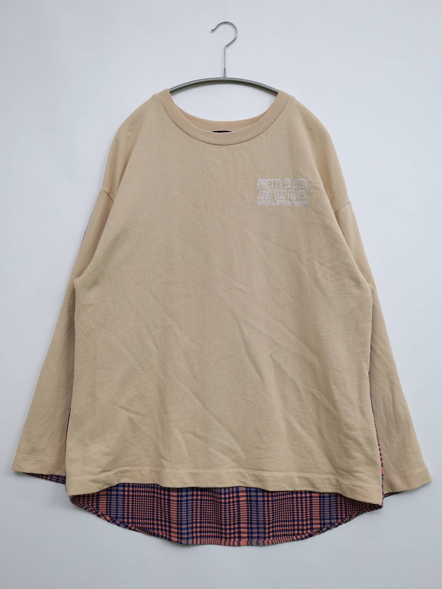 ZARA/ザラ/Tシャツ/カットソー/トップス/ベージュ/S