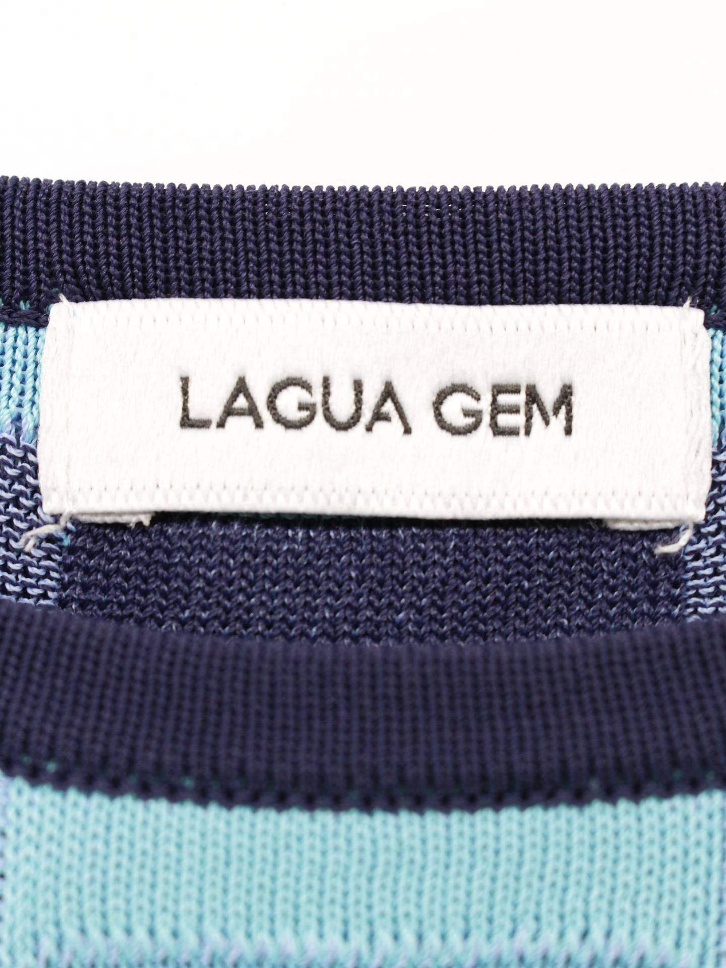 LAGUA GEM/ラグアジェム/Tシャツ/カットソー/トップス/スカイブルー/FREE