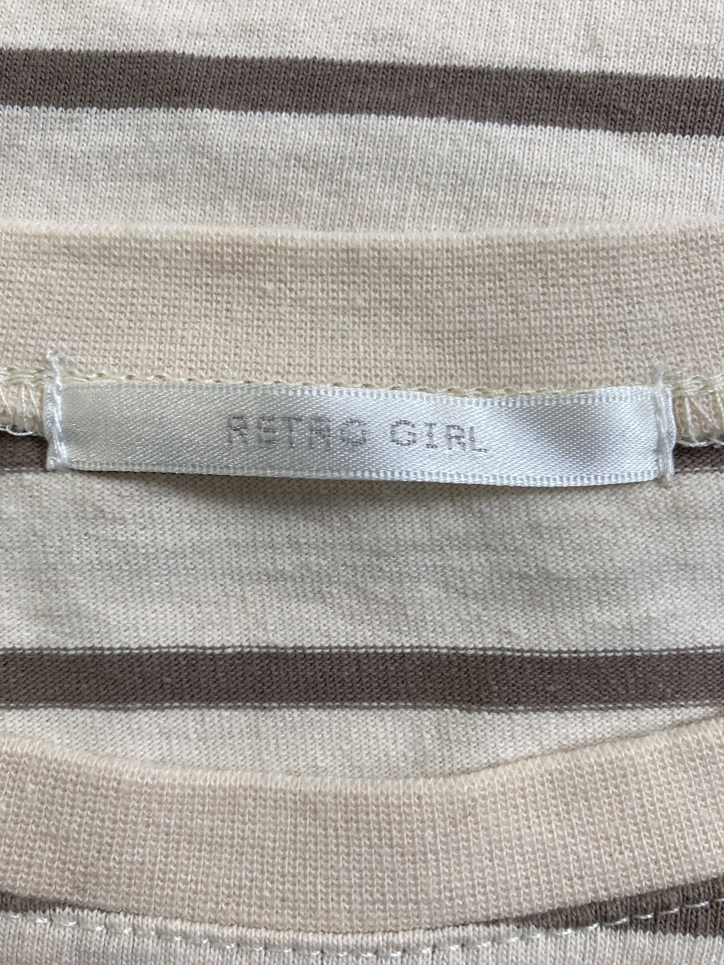 RETRO GIRL/レトロガール/Tシャツ/カットソー/トップス/ベージュ/F