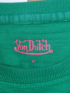 Von Dutch/ヴォンダッチ/Tシャツ/カットソー/トップス/グリーン/M