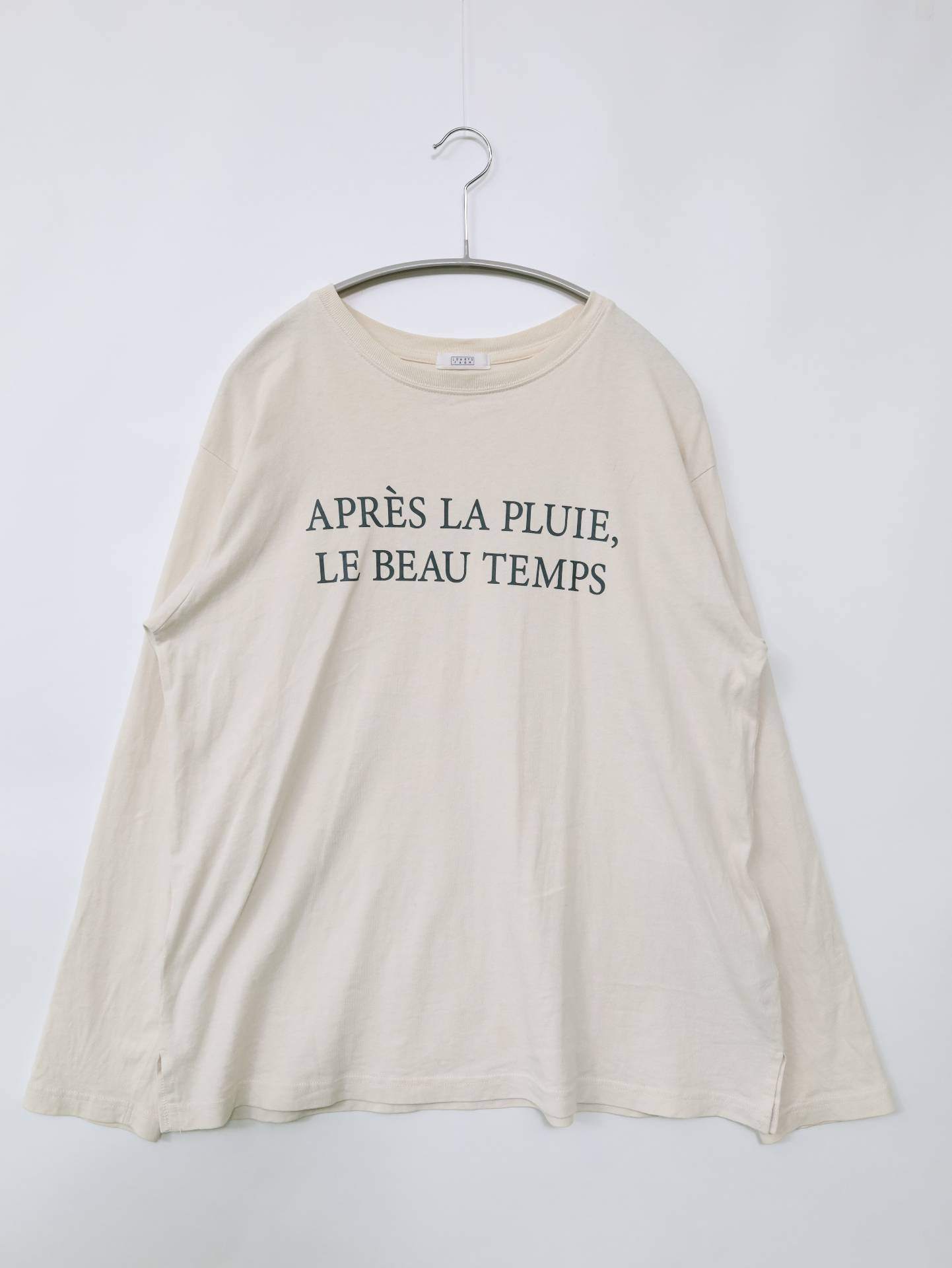LOWRYS FARM/ローリーズファーム/Tシャツ/カットソー/トップス/アイボリー/F
