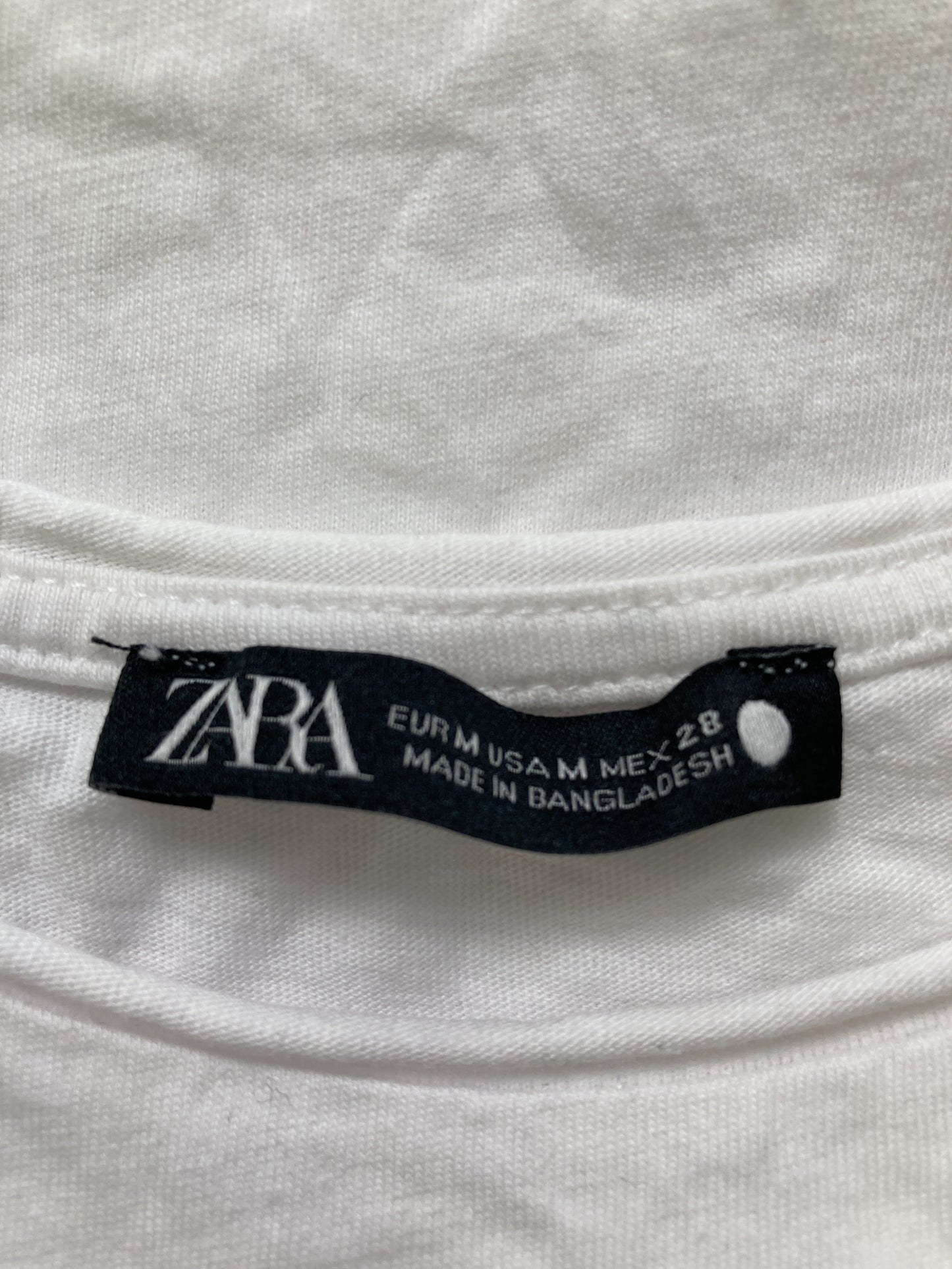 ZARA/ザラ/Tシャツ/カットソー/トップス/ホワイト/M
