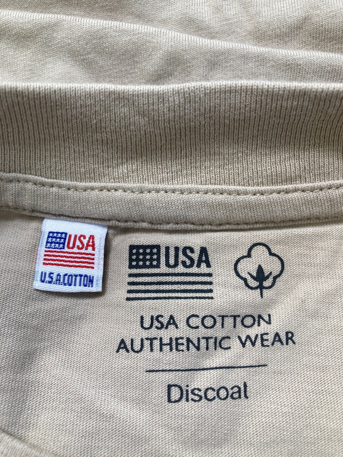 Discoat/ディスコート/Tシャツ/カットソー/トップス/ベージュ/M