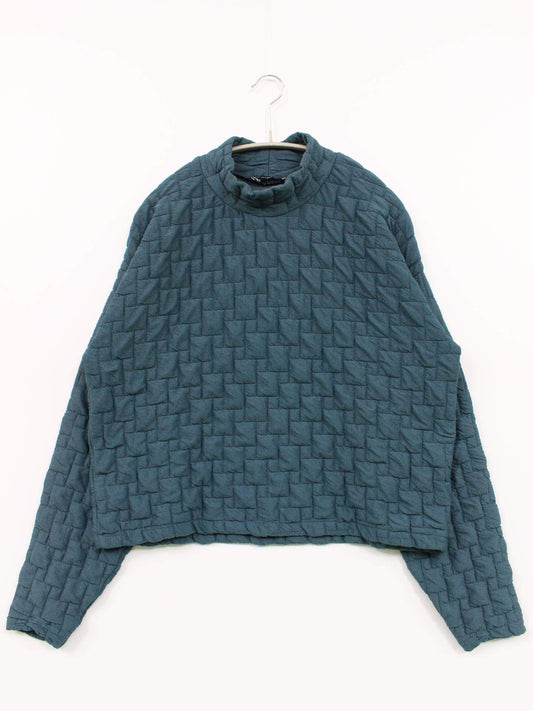 ZARA/ザラ/Tシャツ/カットソー/トップス/グリーン/M