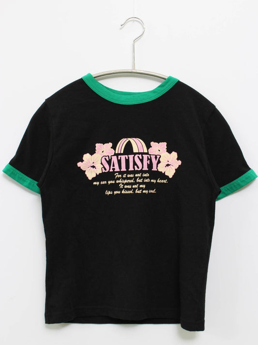 SPINNS/Tシャツ/カットソー/トップス/ブラック/M