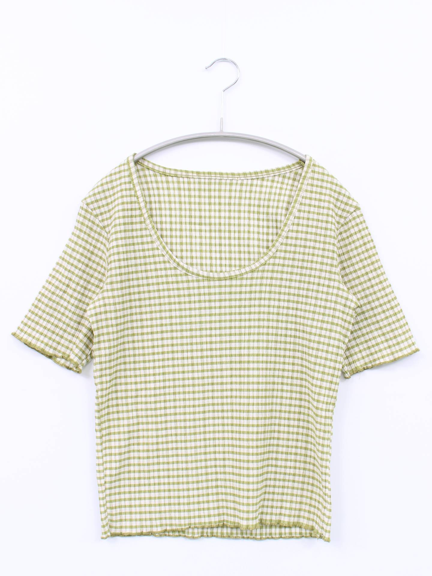 Tシャツ/カットソー/トップス/ライトグリーン