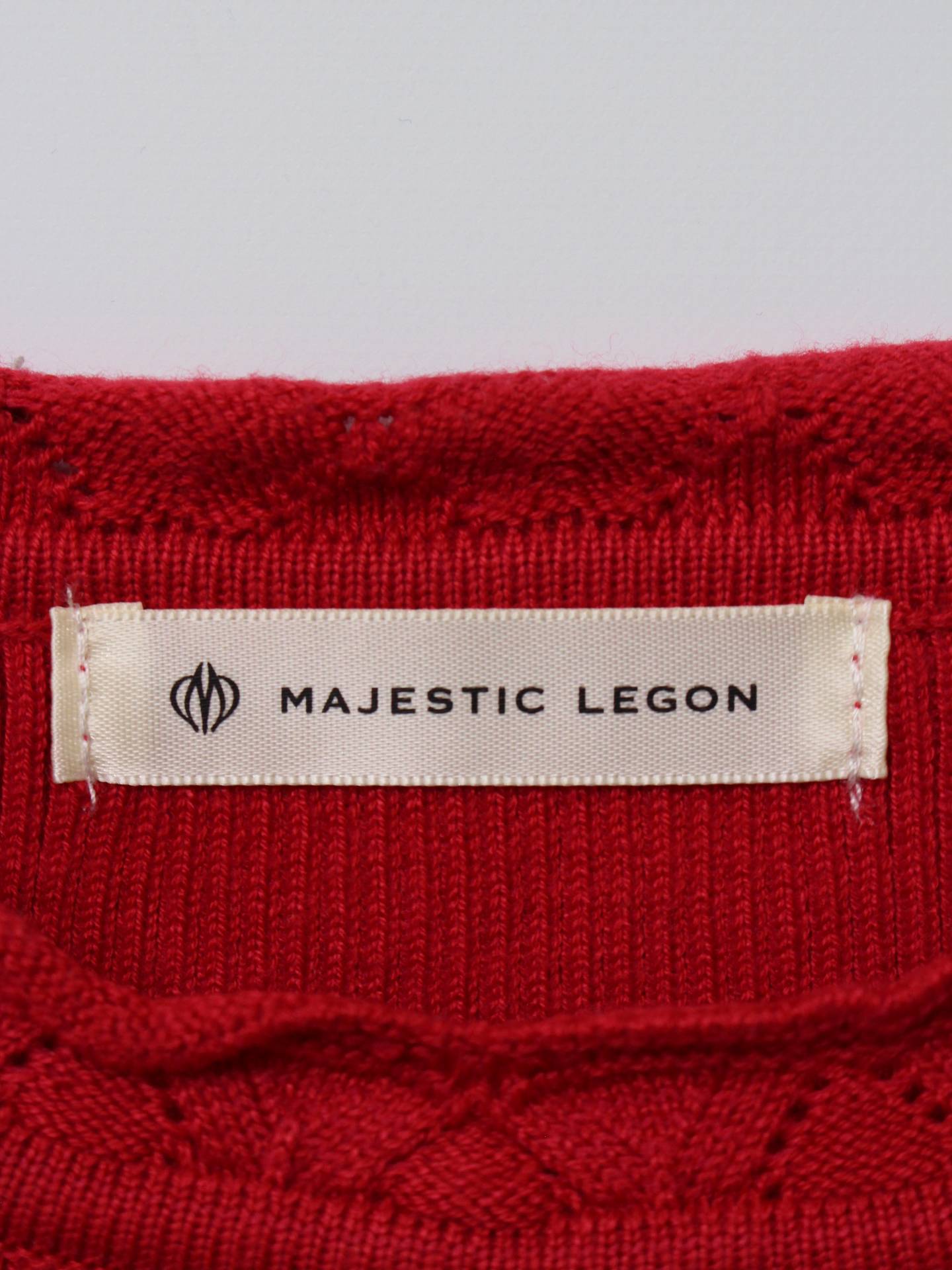 MAJESTIC LEGON/Tシャツ/カットソー/トップス/レッド/M