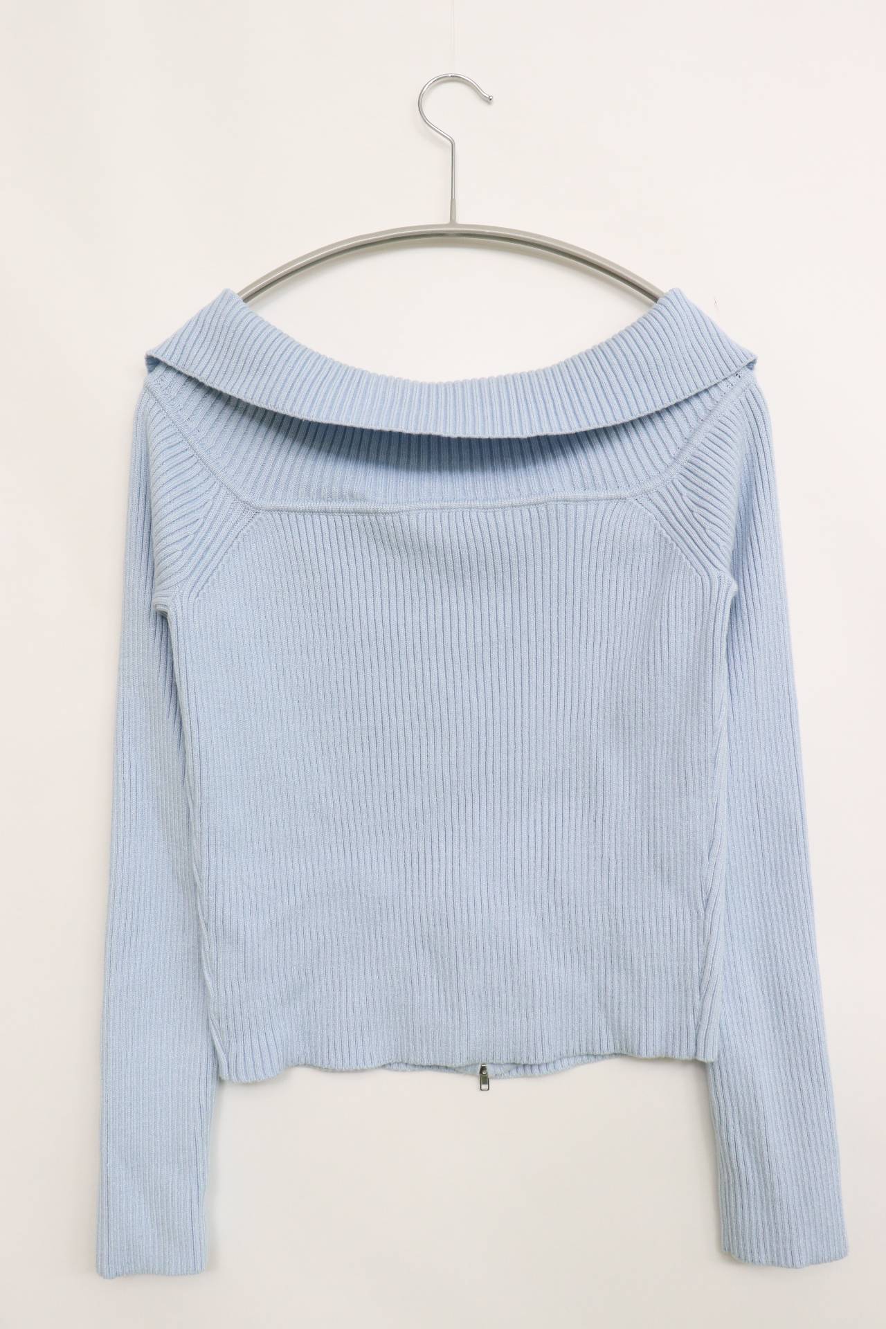 ニット/セーター/トップス/スカイブルー/F