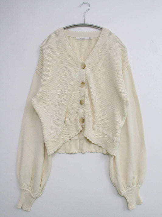 MOUSSY/マウジー/カーディガン/ボレロ/トップス/アイボリー/F