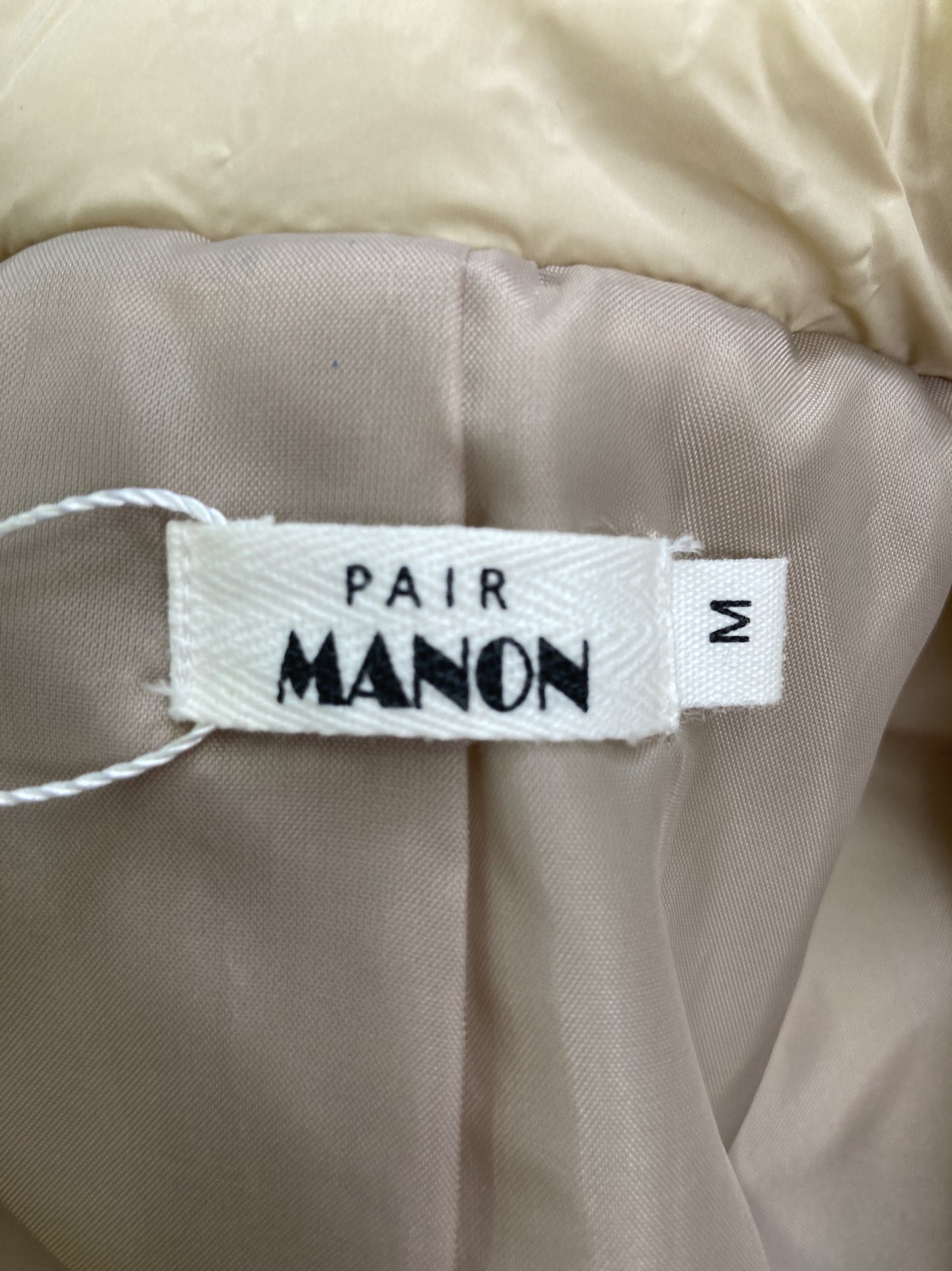 PAIR MANON/ダウンジャケット/コート/ジャケット/アウター/ベージュ/M