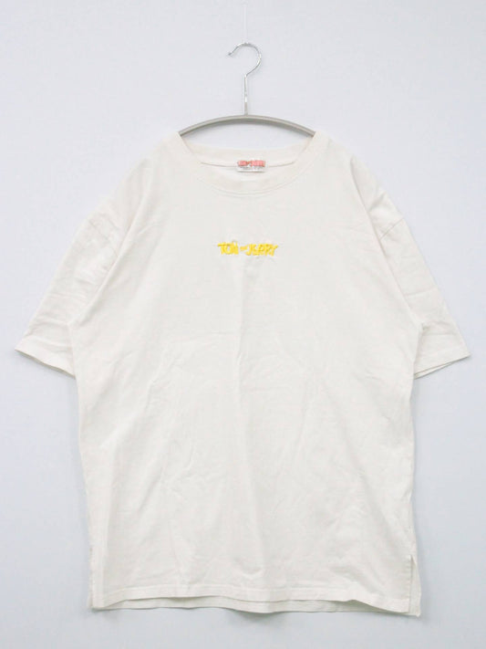 TOM and JERRY/Tシャツ/カットソー/トップス/ホワイト/F