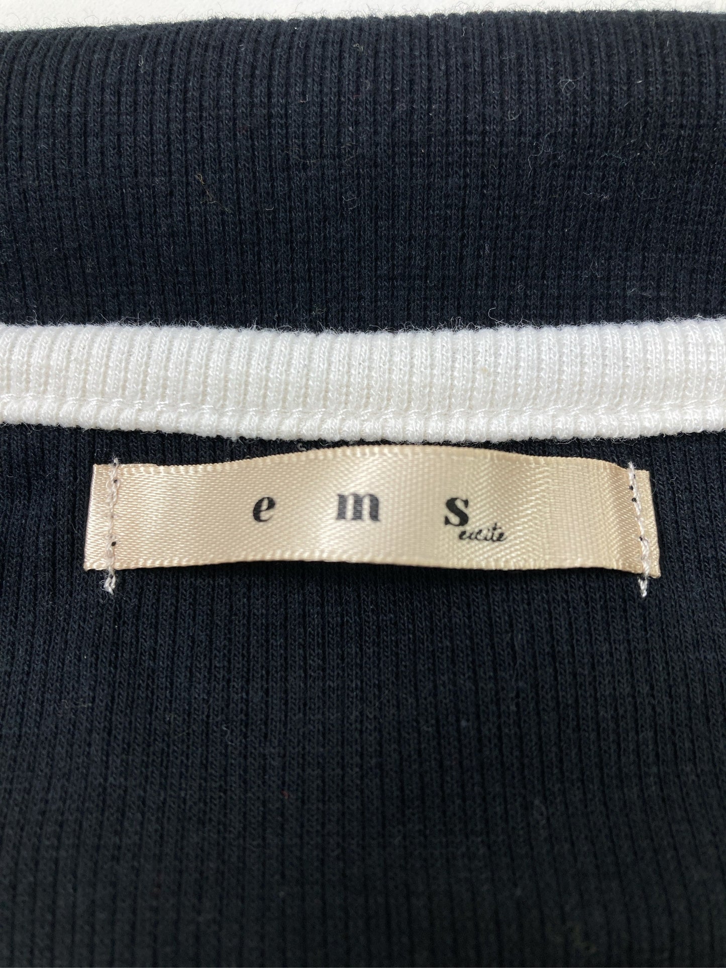 ems/エムズエキサイト/Tシャツ/カットソー/トップス/ブラック/F