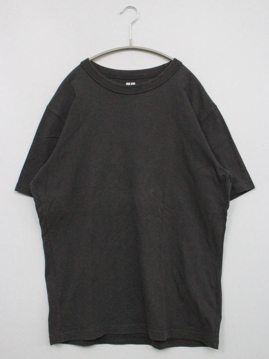 UNIQLO/ユニクロ/Tシャツ/カットソー/トップス/ブラック/L