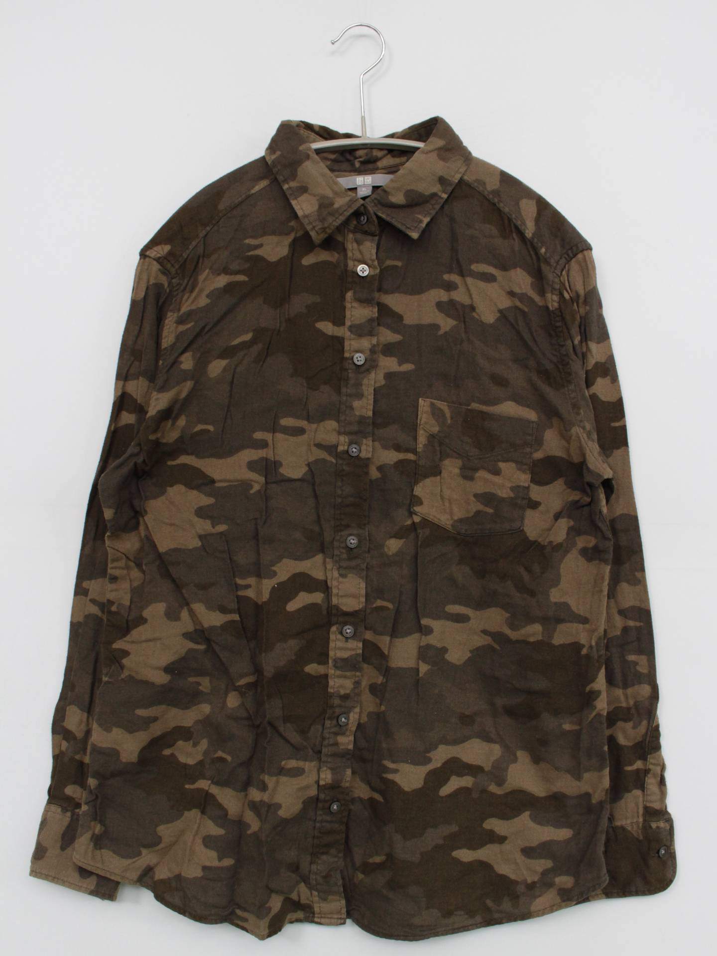 UNIQLO/ユニクロ/シャツ/ブラウス/トップス/ブラウン/XL