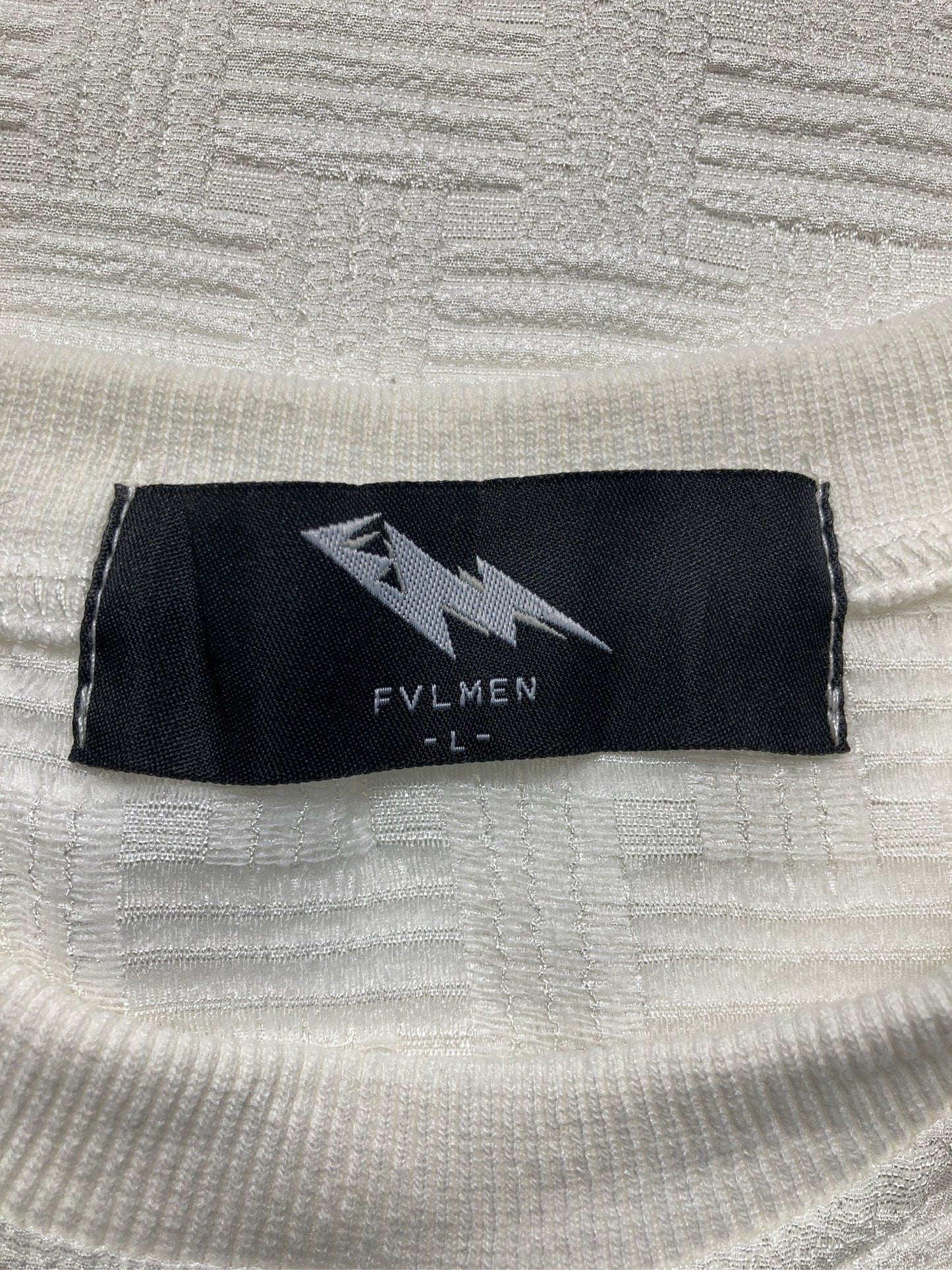 FVLMEN/Tシャツ/カットソー/トップス/ホワイト/L