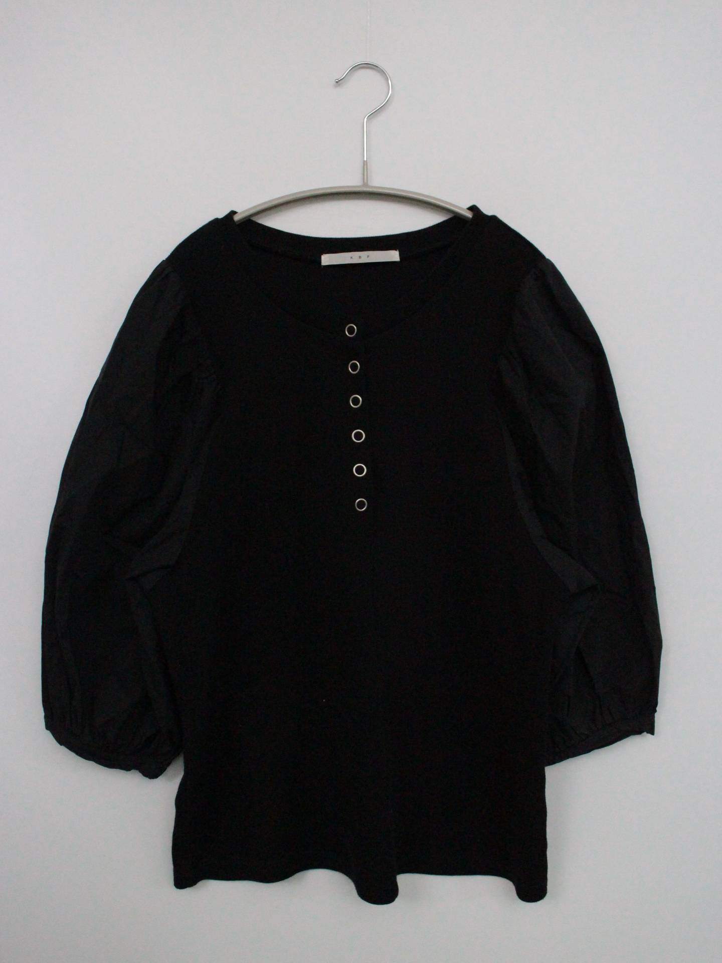 KBF/ケービーエフ/Tシャツ/カットソー/トップス/ブラック/One