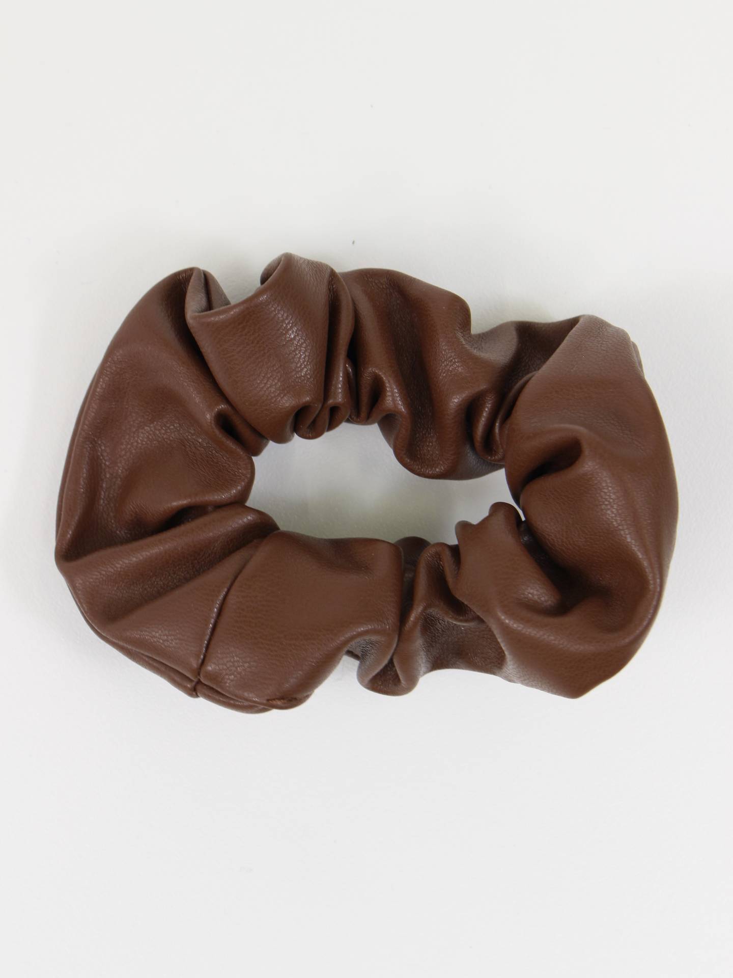 シュシュ/ヘアアクセサリー/ブラウン