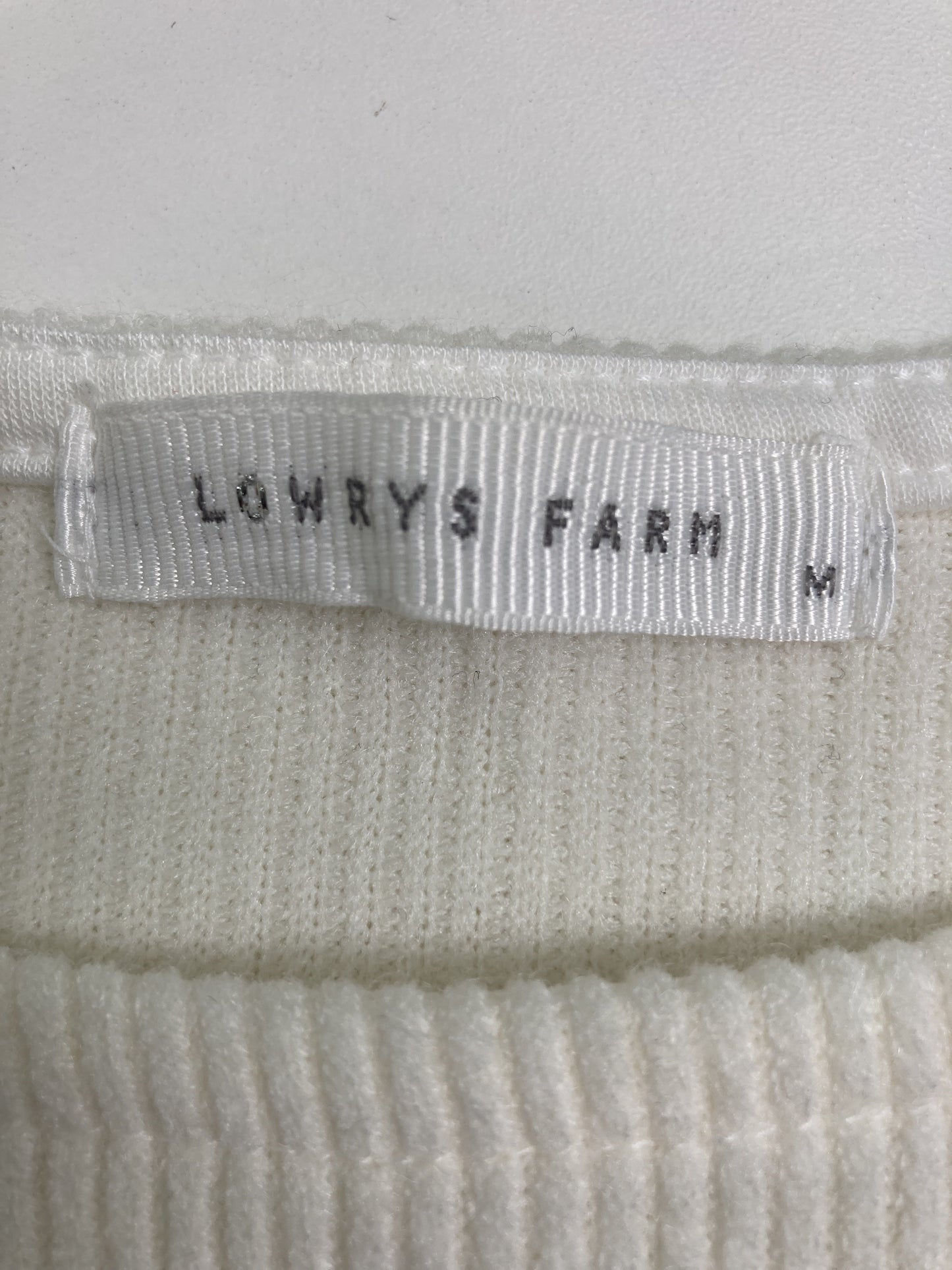 LOWRYS FARM/ローリーズファーム/Tシャツ/カットソー/トップス/ホワイト/M